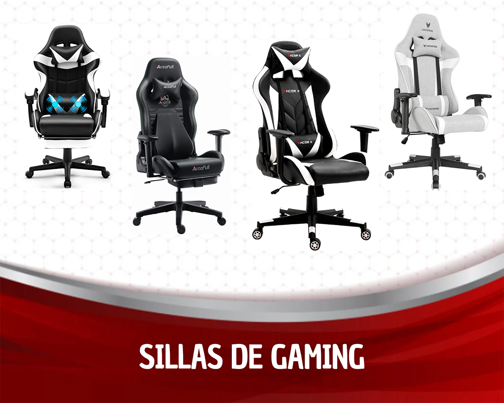 T-LoVendo Silla Gaming Oficina Racing Sillon Gamer Racer X
